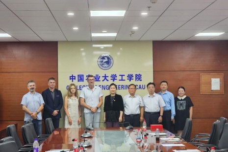 Delegacja polska z władzami College of Engineering, China Agricultural University w Pekinie