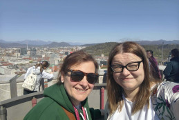 Uczestniczki programu Erasmus+ dr Emilia Grzeda i dr Joanna Składanowska-Baryza