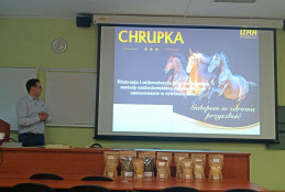 mgr Oskar Skórnicki w trakcie wykładu