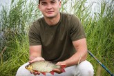Filip Rusak.wicemistrz zawodów wędkarskich