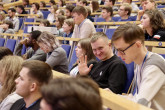 Studenci WWZ uczestniczący w spotkaniu