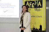 Prodziekan Wydziału prof. dr hab. Izabela Szczerbal podczas otwarcia konferencji