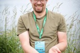 Klaudiusz Ciesielski. uczestnik zawodów ze swoją zdobyczą