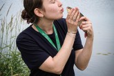 Natalia Nydza zawodniczka ze swoją największą rybą