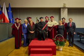 prof. Dr hab. Marek Świtoński wraz z władzami Uniwersytetu Rolniczego w Krakowie oraz zaproszonymi gośćmi