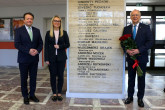 Profesor Świtoński wraz z Panem Rektorem UPP i Panią Dziekan WWZ