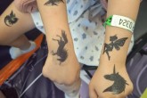 Jedną z zaproponowanych przez nas aktywności na strefie dziecięcej podczas festiwalu Pyrkon były bezpieczne tatuaże